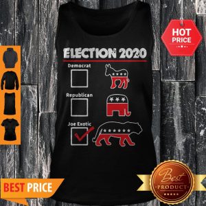 Election 2020 Democrat Republican Joe Exotic Tiger Tank Top