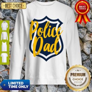 Mens Police Dad Cool Police Officer Cop Daddy Father Papa Sweatshirt