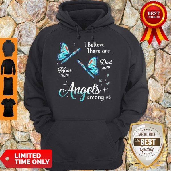 Angels Among Us Butterfly Memorial Personalized Hoodie