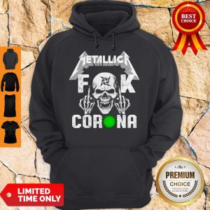 Official Skull Metallica Fuck Coronavirus Hoodie