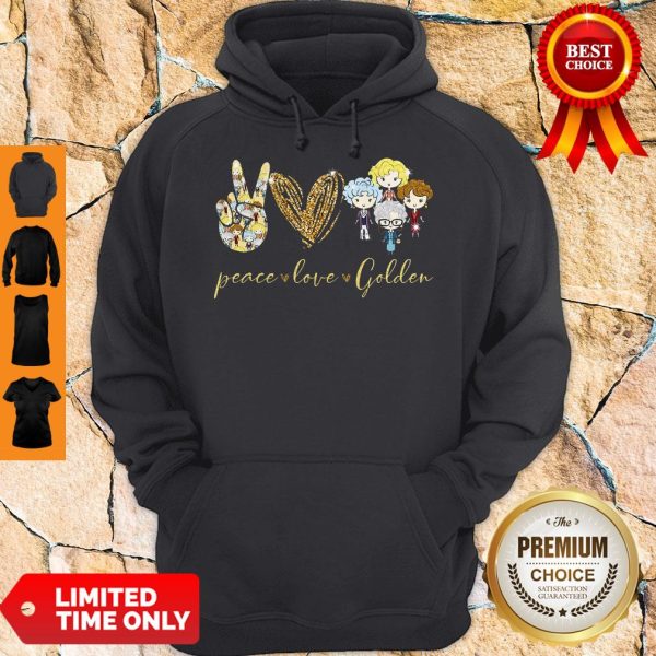 Official Peace Love Golden Hoodie