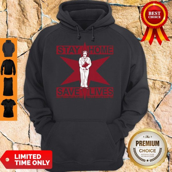 Official Lori Lightfoot Stay Home Save Lives Hoodie