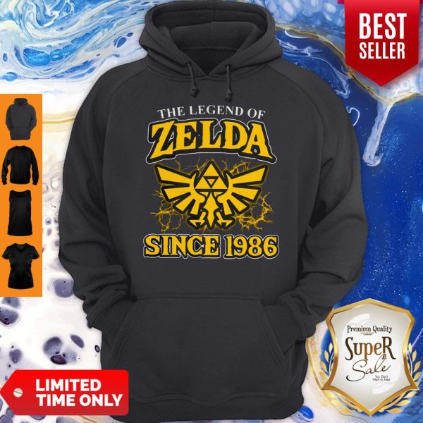Official The Legend Of Zelda Social Distance Since 1986 Hoodie