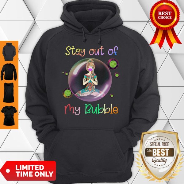Official Yoga Girl Mask Stay Out Of My Bubble Coronavirus Hoodie