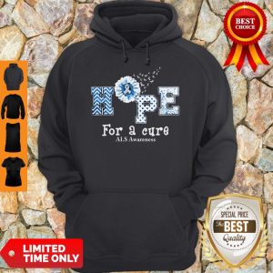 Official Sunflower Hope For A Cure ALS Awareness Hoodie