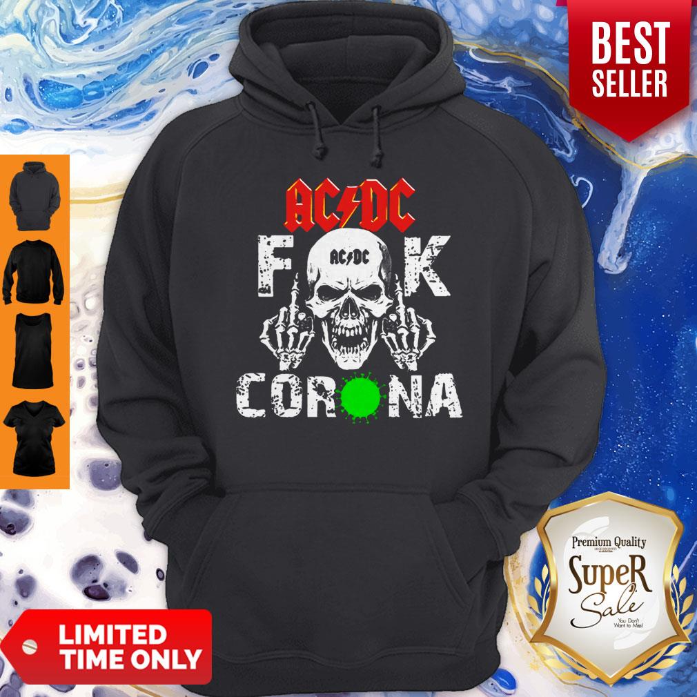 Official Skull ACDC Fuck Coronavirus Hoodie