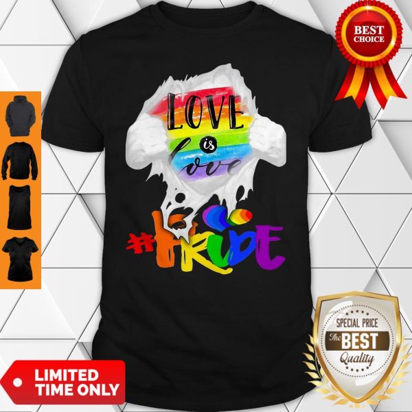 Official LGBT Love Is Love Pride Shirt