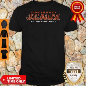 Official Cincinnati Jeaux Welcome To The Jungle Shirt