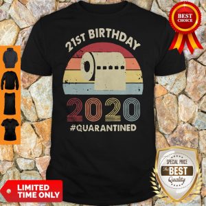 Official 21st Birthday 2020 Quarantine Vintage Shirt