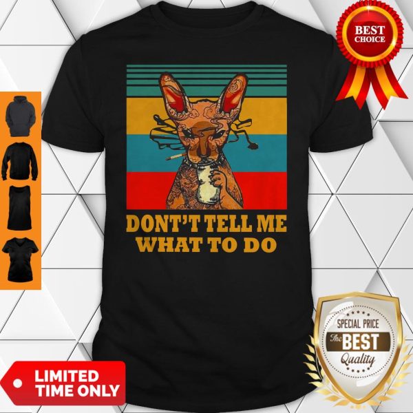 Official Cat Smoke Don't Tell Me What To Do Shirt