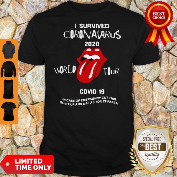 Official I Survived Coronavirus 1020 World Tour Covid 19 Shirt
