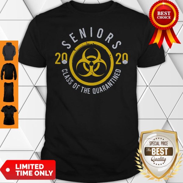 Biohazard Symbol Seniors 2020 Mask Class Of The Quarantined Shirt