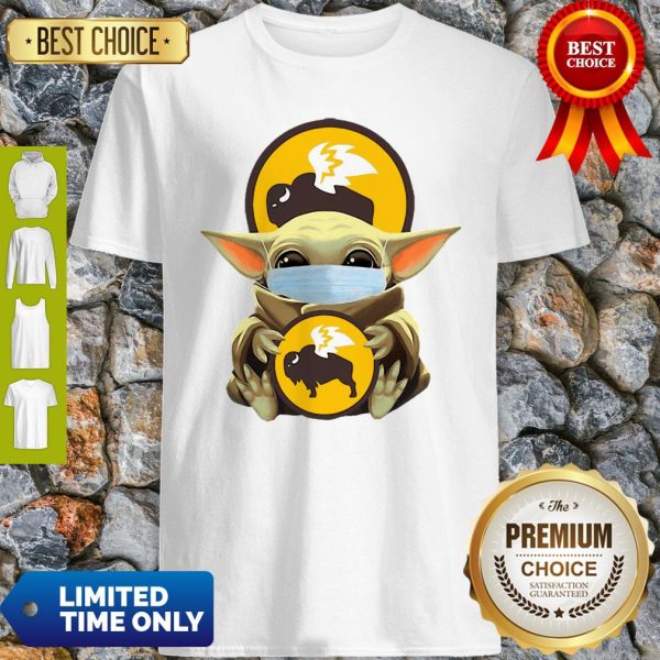 Official Baby Yoda Mask Hug Buffalo Wild Wings Shirt