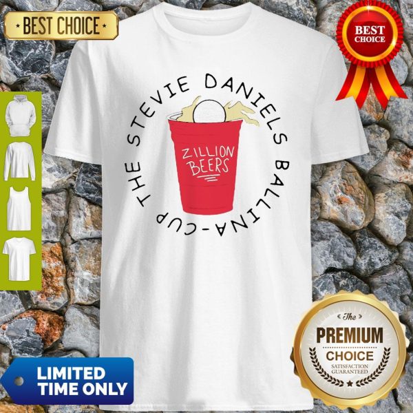 Official Zillion Beers Cup The Stevie Daniels Ballina Shirt