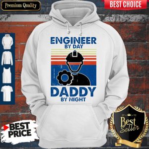 Engineer By Day Daddy By Night Vintage Hoodie