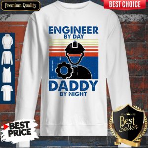 Engineer By Day Daddy By Night Vintage Sweatshirt