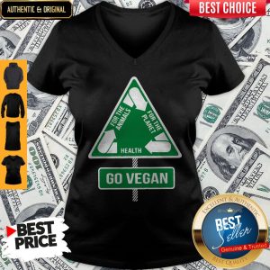 For The Animals For The Planet Health Go Vegan V-neck
