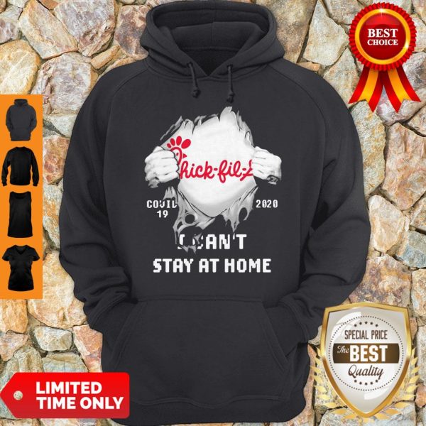 Blood Inside Me Chick-Fil-A Covid-19 2020 I Can’t Stay At Home Hoodie