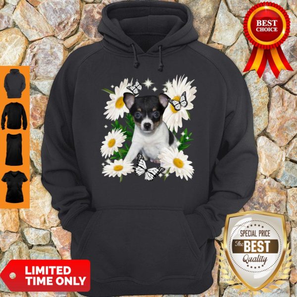 Official Toy Fox Terrier Daisy Flower Classic Hoodie