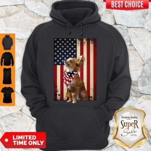 Official American Flag Chihuahua Proud Hoodie