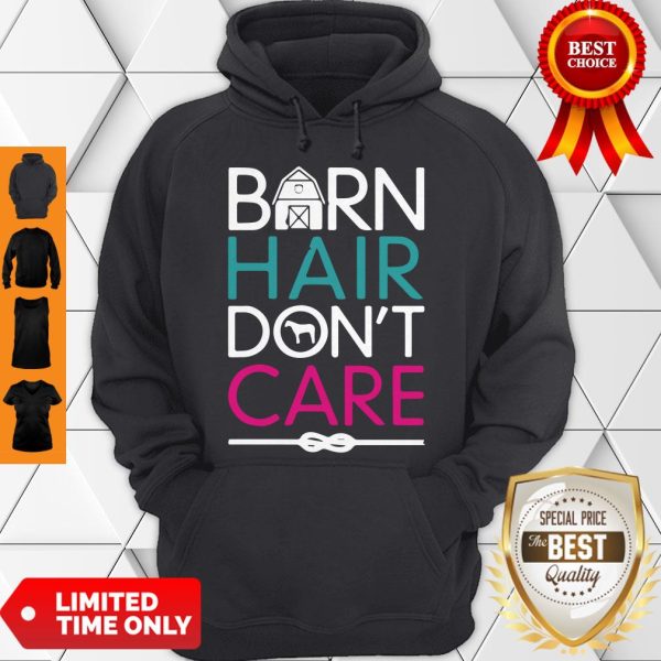 Official Horse Girls Barn Hair Don't Care Women Riding Gifts Classic Hoodie