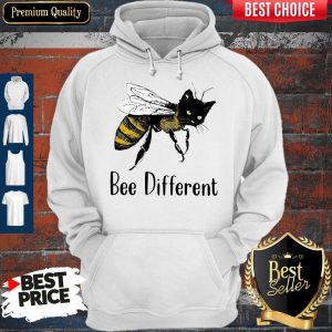 Official Cat Graphic Bee Diffirent Hoodie