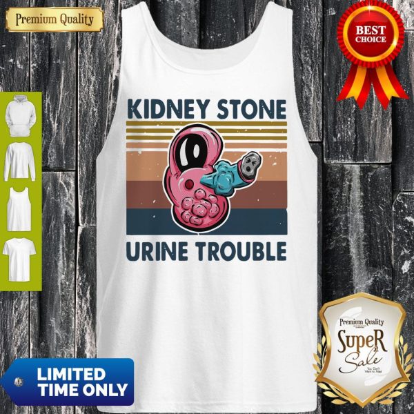 Official Kidney Stone Urine Trouble Vintage Tank Top