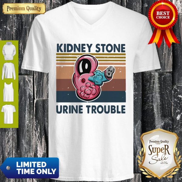 Official Kidney Stone Urine Trouble Vintage V-neck