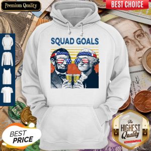Official Squad Goal American Flag Vintage Hoodie