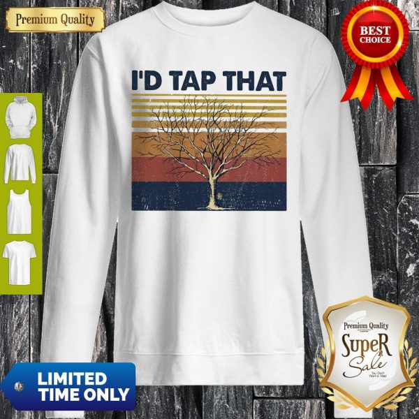 Official Tree I’d Tap That Tree Vintage Sweatshirt