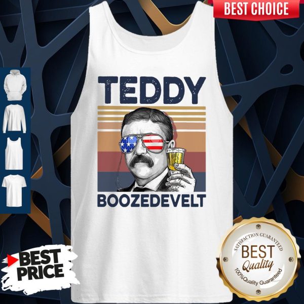Official US Drink Teddy Boozedevelt Tank Top