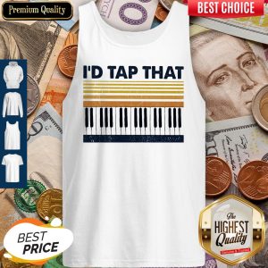 Official Vintage Piano I’d Tap That Tank Top