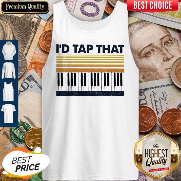 Official Vintage Piano I’d Tap That Tank Top