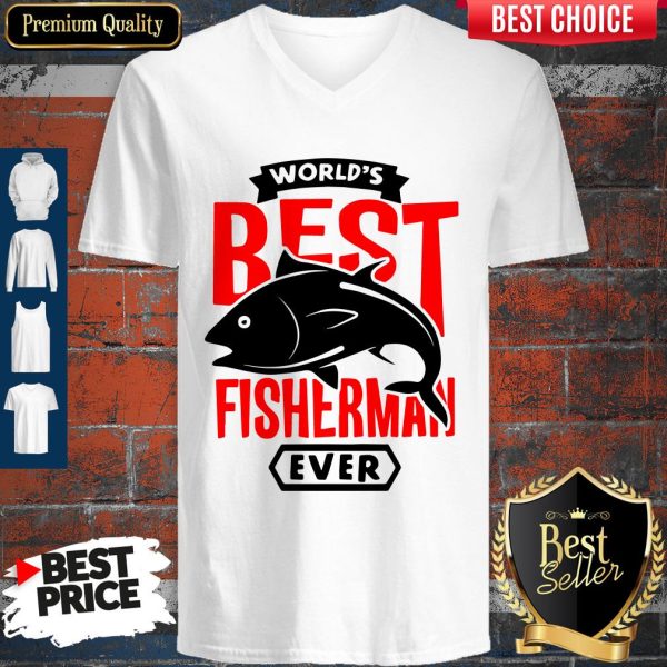 Official World’s Best Fisherman Ever V-neck