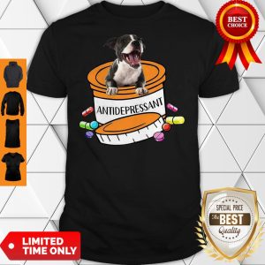 Official Staffordshire Bull Terrier Antidepressant Shirt