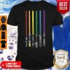 Awesome LGBT Flag Light Swords Star War Shirt