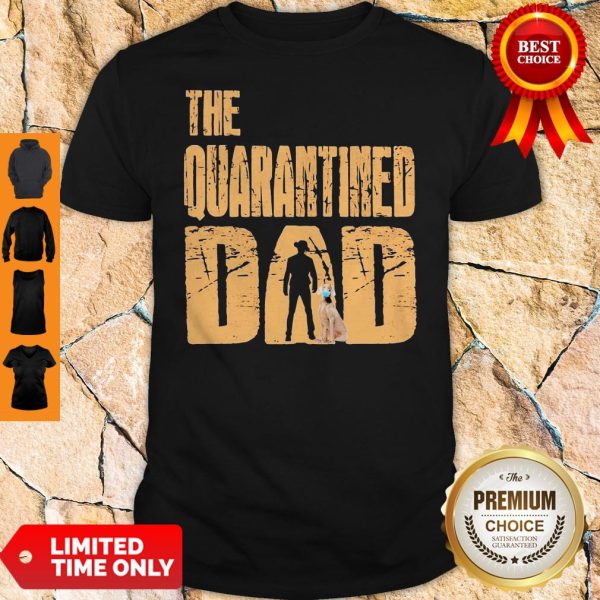 Official The Quarantined Dad Dog Mask Shirt