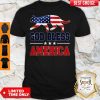 Official Cat God Bless America Flag Shirt