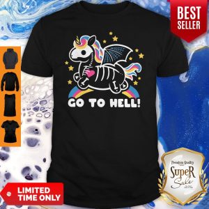 Official Skeleton Unicorn Go To Hell Shirt