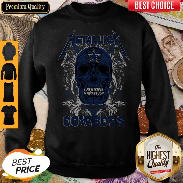 Skull Metallica Dallas Cowboys Sweatshirt