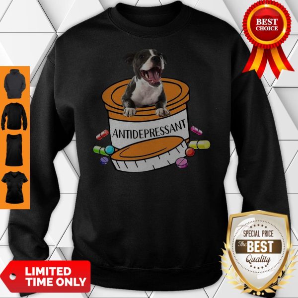 Official Staffordshire Bull Terrier Antidepressant Sweatshirt