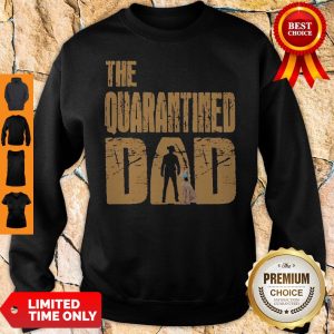 Official The Quarantined Dad Dog Mask Sweatshirt