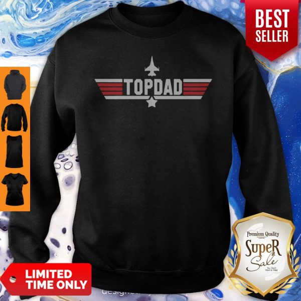 Top Dad Personalized Father's Day Sweatshirt
