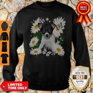 Official Toy Fox Terrier Daisy Flower Classic Sweatshirt