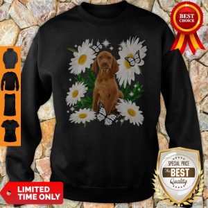 Official Vizsla Daisy Flower Classic Sweatshirt