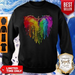 Official Rainbow Dragon Heart Sweatshirt