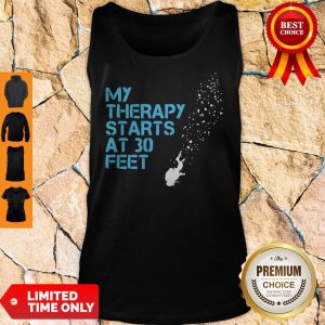Official My Therapy Starts At 30 Feet Tank Top