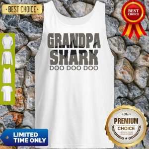 Official Grandpa Shark Doo Doo Doo Tank Top