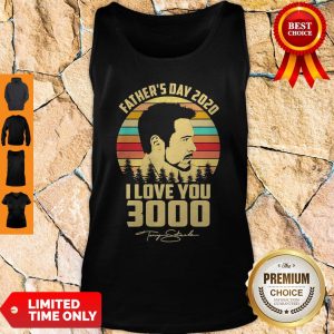 Tony Stank Father’s Day 2020 I Love You 3000 Signature Vintage Tank Top