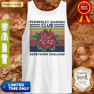 Rose Pemberley Garden Club Derbyshire England Vintage Tank Top